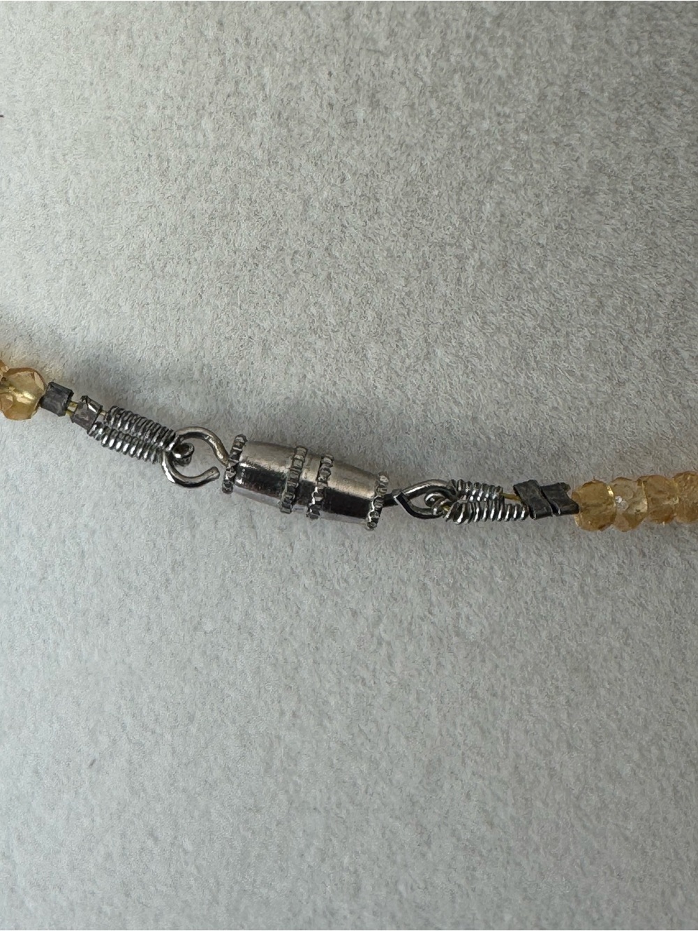 Citrine Teardrop Necklace - Elegant Women’s Jewelry - Picture 2 of 2